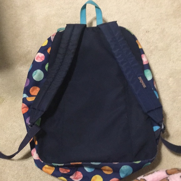 Jansport multicolored polka dot backpack - Picture 2 of 3